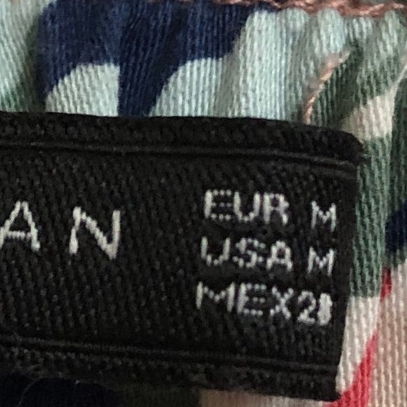 Zara Pink Floral Wide Leg Pant - Picture 3 of 4